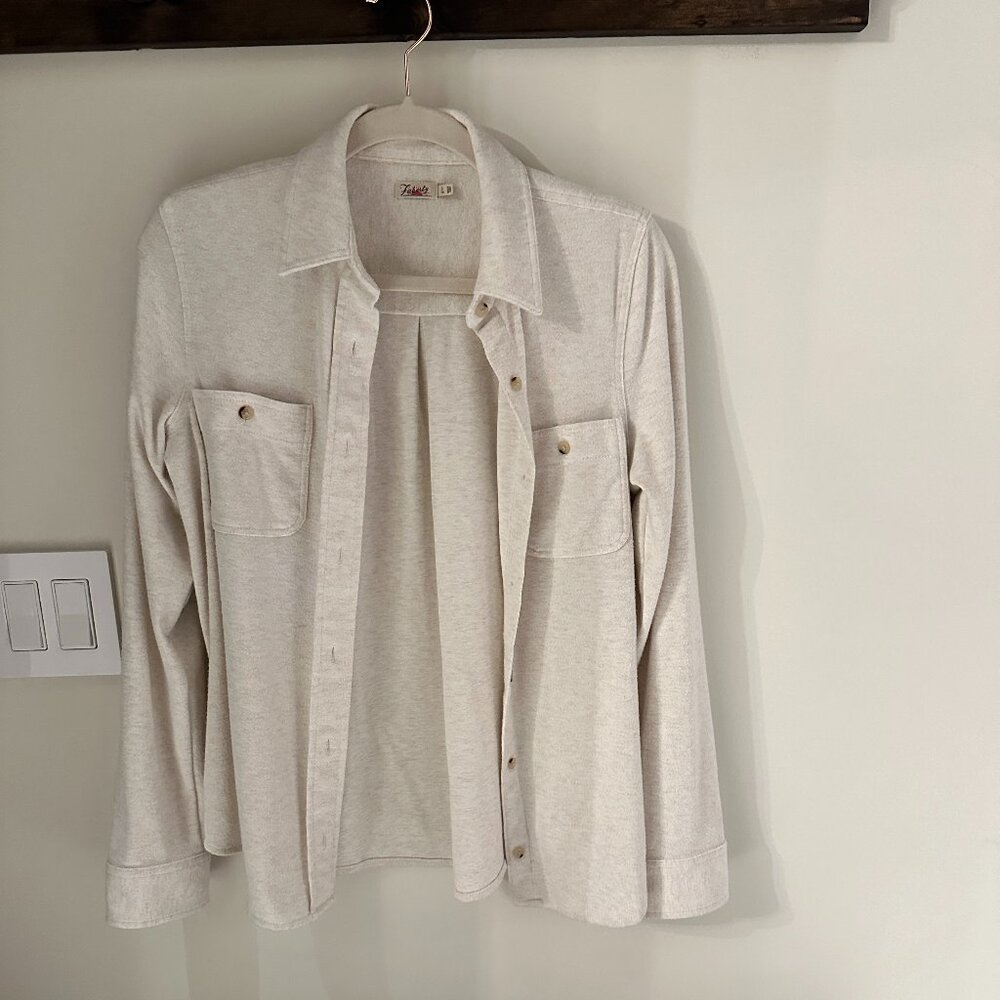 Faherty Legend Long Sleeve Button Front Shirt SIZE S LIKE NEW